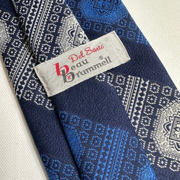 Vintage 1970’s Men’s Necktie by Beau Brummell Del Sarto - Picture 4 of 6